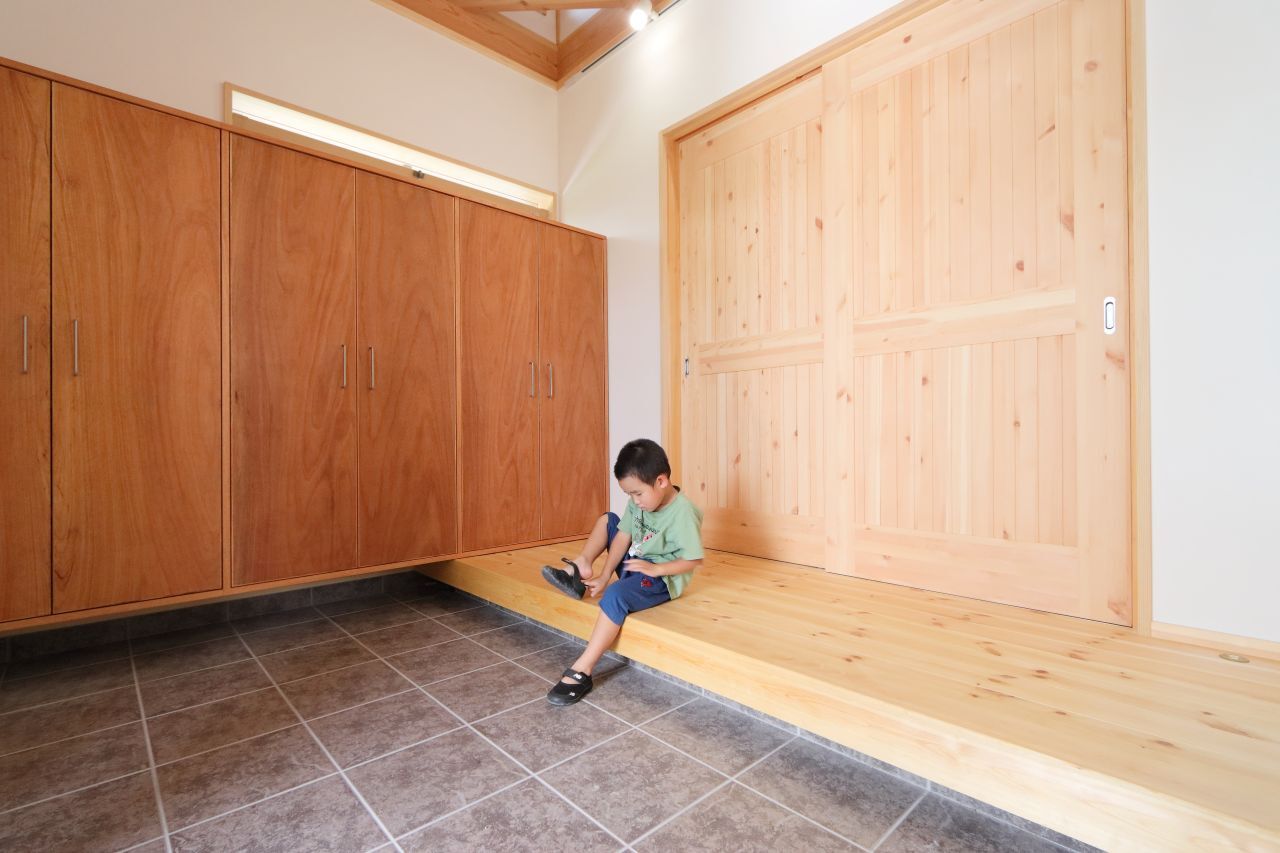 大喜工務店 【滋賀県/平屋】ちょうどいい生活動線が便利。今も将来も、ずっと心地いい木の平屋の建築実例画像10