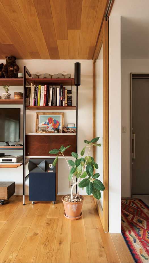 旭化成ホームズ（ヘーベルハウス） インテリアが映えるシンプルな空間　庭とつながる大開口で開放的にの建築実例画像3