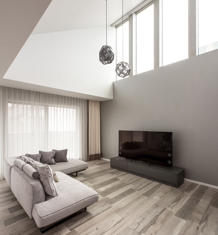 旭化成ホームズ（ヘーベルハウス） モノトーンで空間を美しくアレンジ　上質なくつろぎの時間を大切にの建築実例画像2