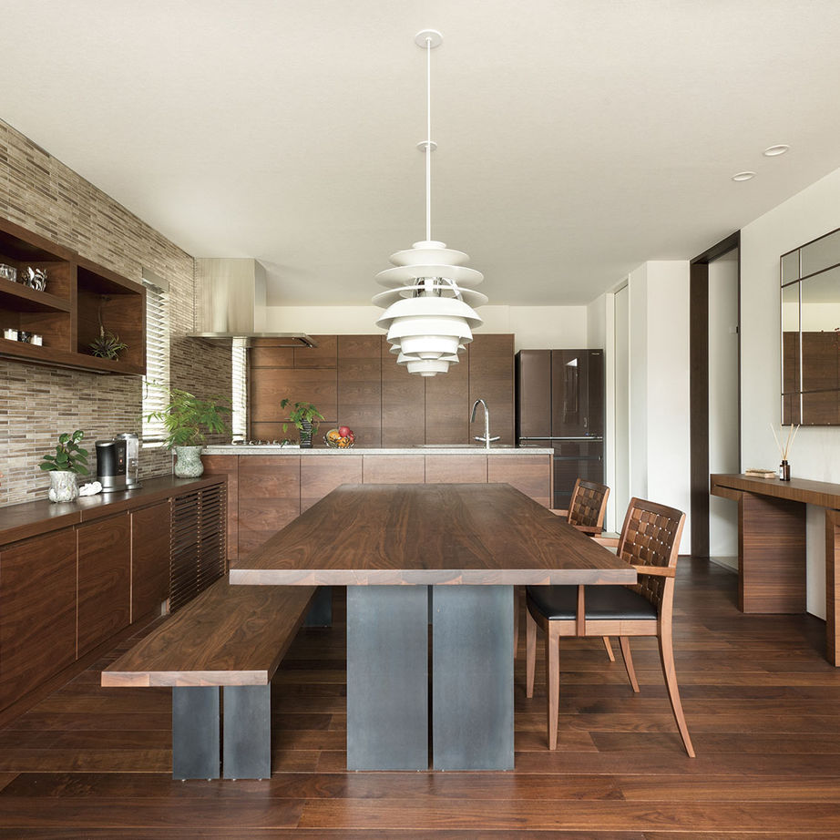 旭化成ホームズ（ヘーベルハウス） 内と外をつなぎ、床の高さを変えて多彩な過ごし方ができる３階建ての建築実例画像2