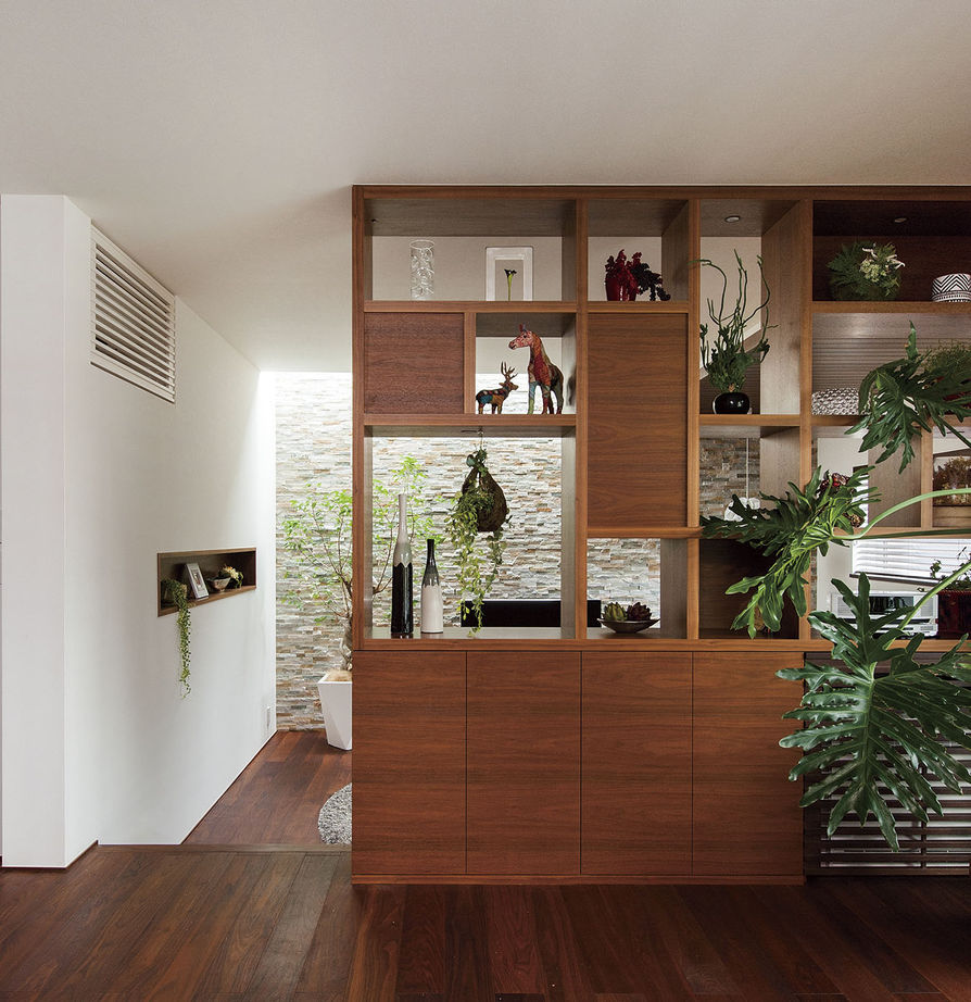 旭化成ホームズ（ヘーベルハウス） 内と外をつなぎ、床の高さを変えて多彩な過ごし方ができる３階建ての建築実例画像4