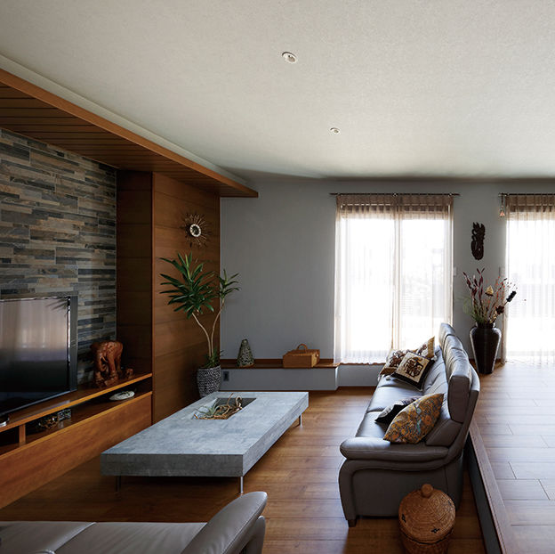 旭化成ホームズ（ヘーベルハウス） 好きなモノに囲まれて楽しく暮らす　見せる収納を活かしたインテリアの建築実例画像6