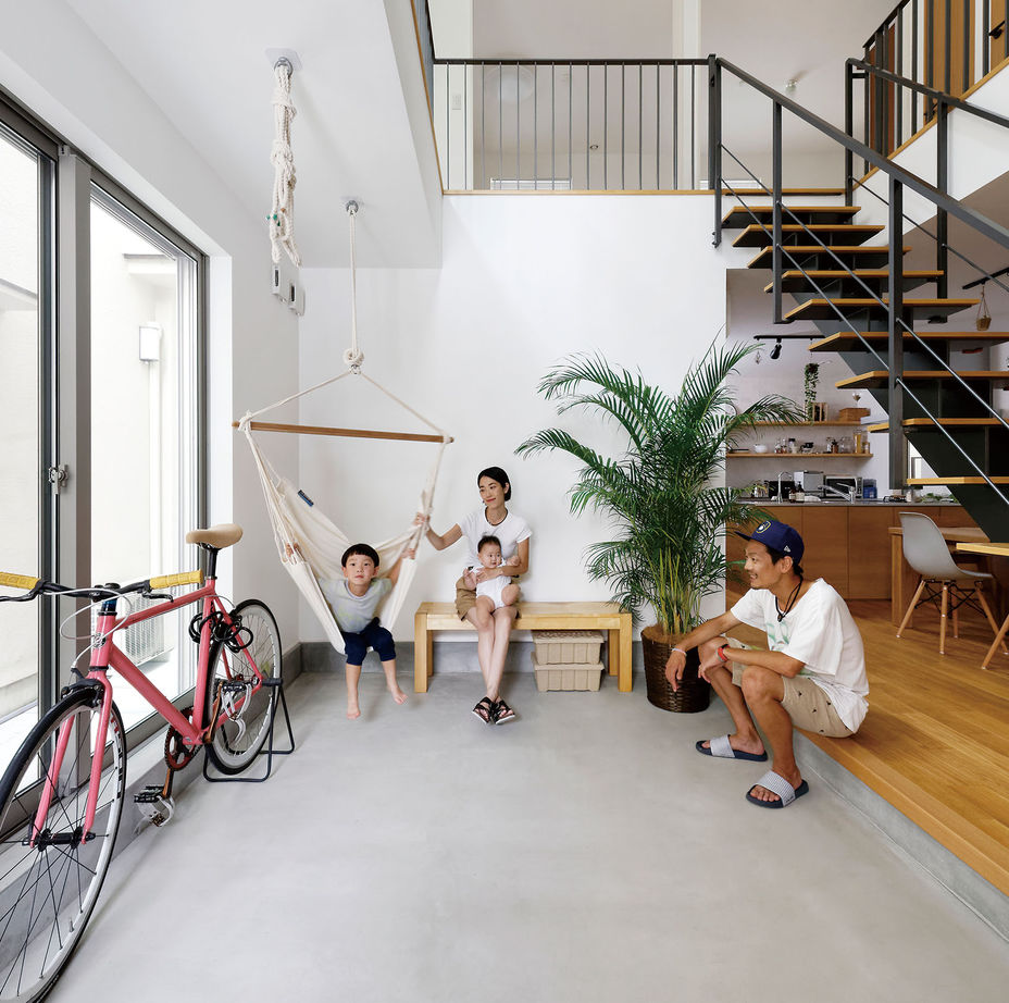 旭化成ホームズ（ヘーベルハウス） 土間と一体のＬＤＫや屋上など子どもと楽しく暮らす工夫が満載の建築実例画像4