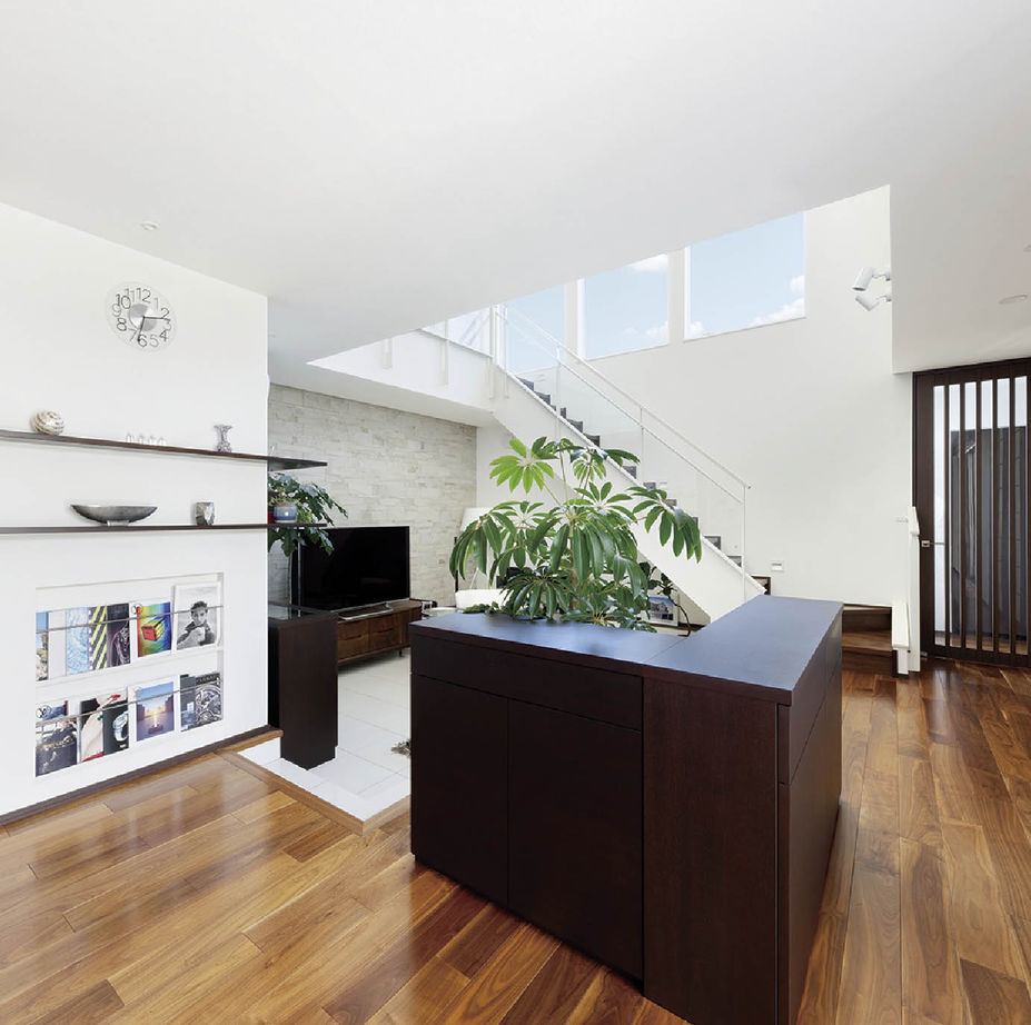 旭化成ホームズ（ヘーベルハウス） 光と風を感じ、和と洋の趣を楽しむ多彩なくつろぎの時間をデザインの建築実例画像3