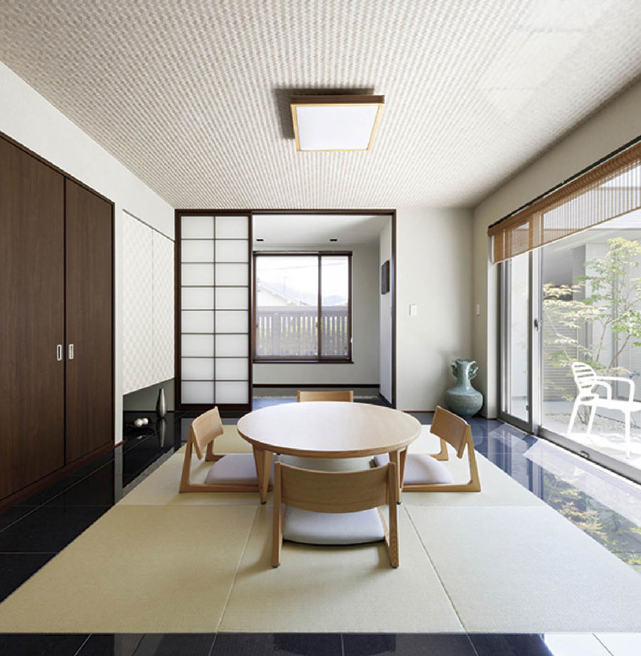 旭化成ホームズ（ヘーベルハウス） 光と風を感じ、和と洋の趣を楽しむ多彩なくつろぎの時間をデザインの建築実例画像6