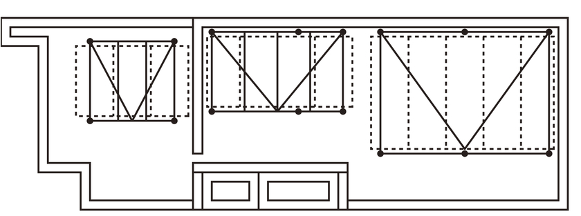 旭化成ホームズ（ヘーベルハウス） 敷地22.9坪でも明るく開放的に　３階建てを活かした設計力が光る家の間取り図（3LDK）R階