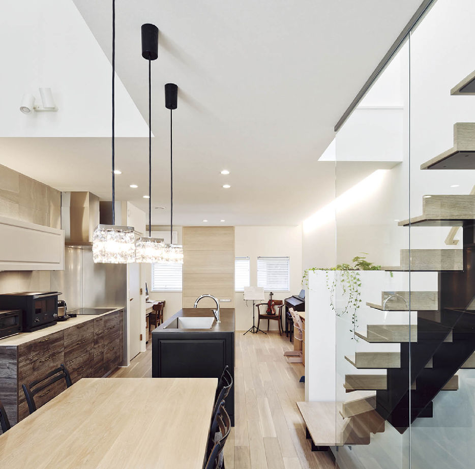 旭化成ホームズ（ヘーベルハウス） 敷地22.9坪でも明るく開放的に　３階建てを活かした設計力が光る家の建築実例画像3