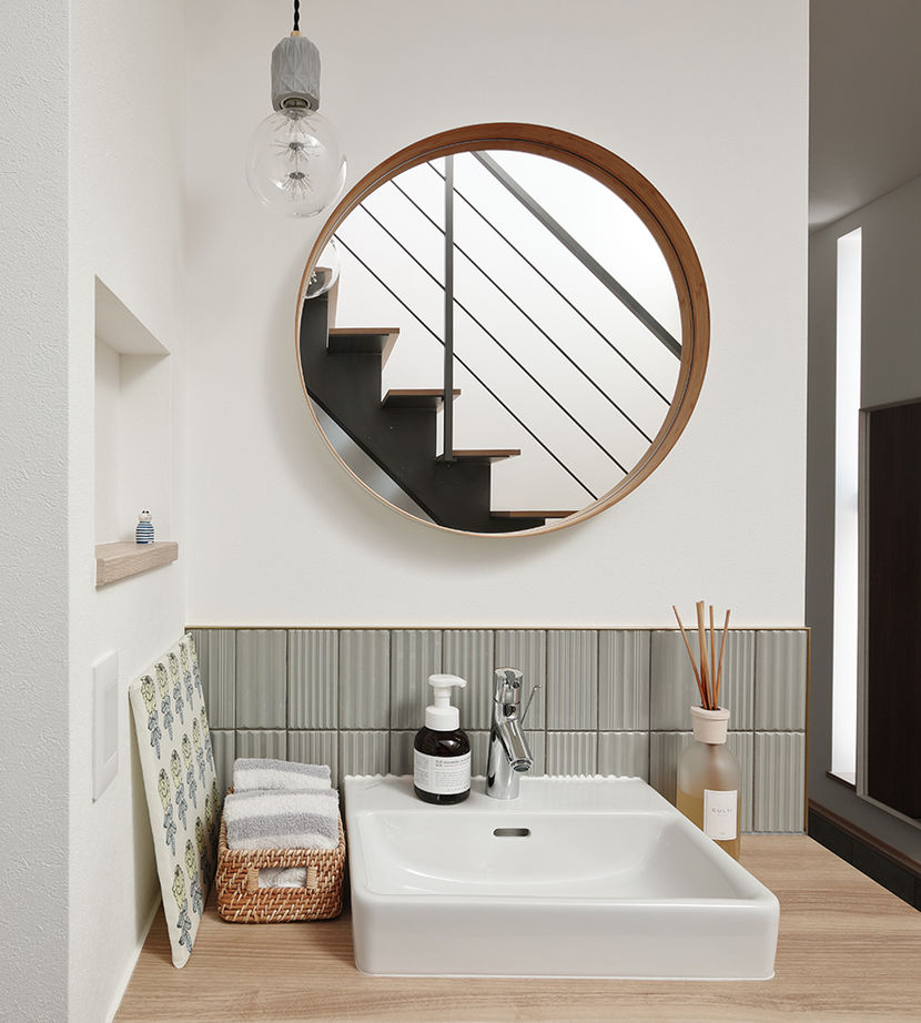 旭化成ホームズ（ヘーベルハウス） ２階バルコニーとオープンな設計で光と風を感じ、空間を広く活かす家の建築実例画像8