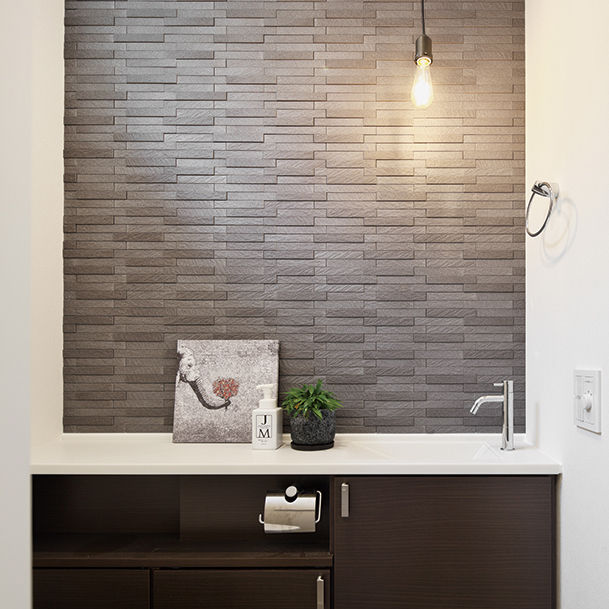 旭化成ホームズ（ヘーベルハウス） 重鉄構造が可能にした無柱空間で敷地約２５坪でも広々と開放的にの建築実例画像7