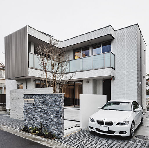 旭化成ホームズ（ヘーベルハウス） 南側テラスを囲むように建物を設計　内と外の空間をつなげて開放的にの建築実例画像8