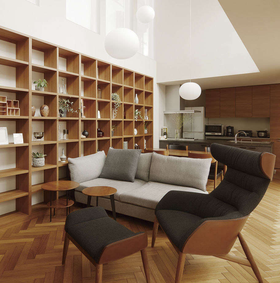 旭化成ホームズ（ヘーベルハウス） 心も身体もリラックスして過ごせる 居心地のよさにこだわった住まいの建築実例画像3