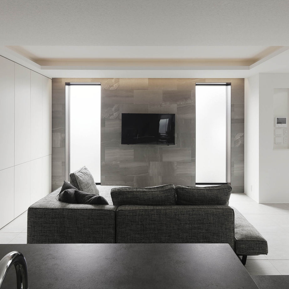 旭化成ホームズ（ヘーベルハウス） 好みのモノトーンで空間を美しく　ゆとりを感じて暮らせる３階建てにの建築実例画像2