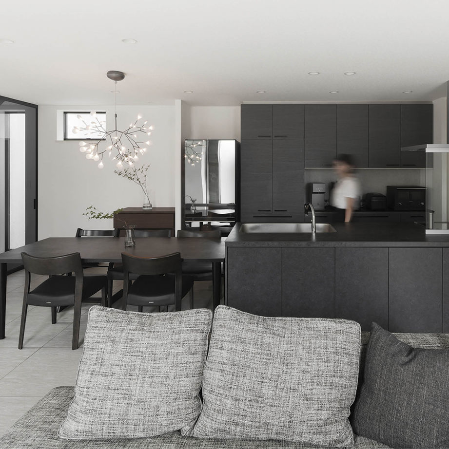 旭化成ホームズ（ヘーベルハウス） 好みのモノトーンで空間を美しく　ゆとりを感じて暮らせる３階建てにの建築実例画像3