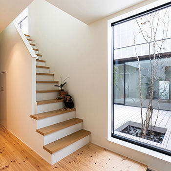 旭化成ホームズ（ヘーベルハウス） 吹抜けと中庭が一体の広々LDKで、愛猫と一緒の時間を大切に暮らすの建築実例画像7