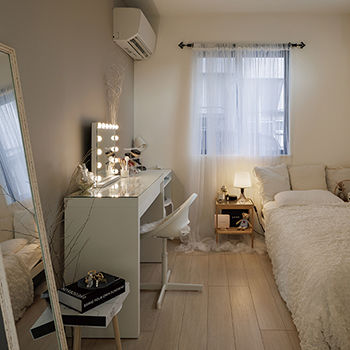 旭化成ホームズ（ヘーベルハウス） ２階リビングにベランダを併設して自然の光と風、眺望を楽しみ暮らすの建築実例画像5