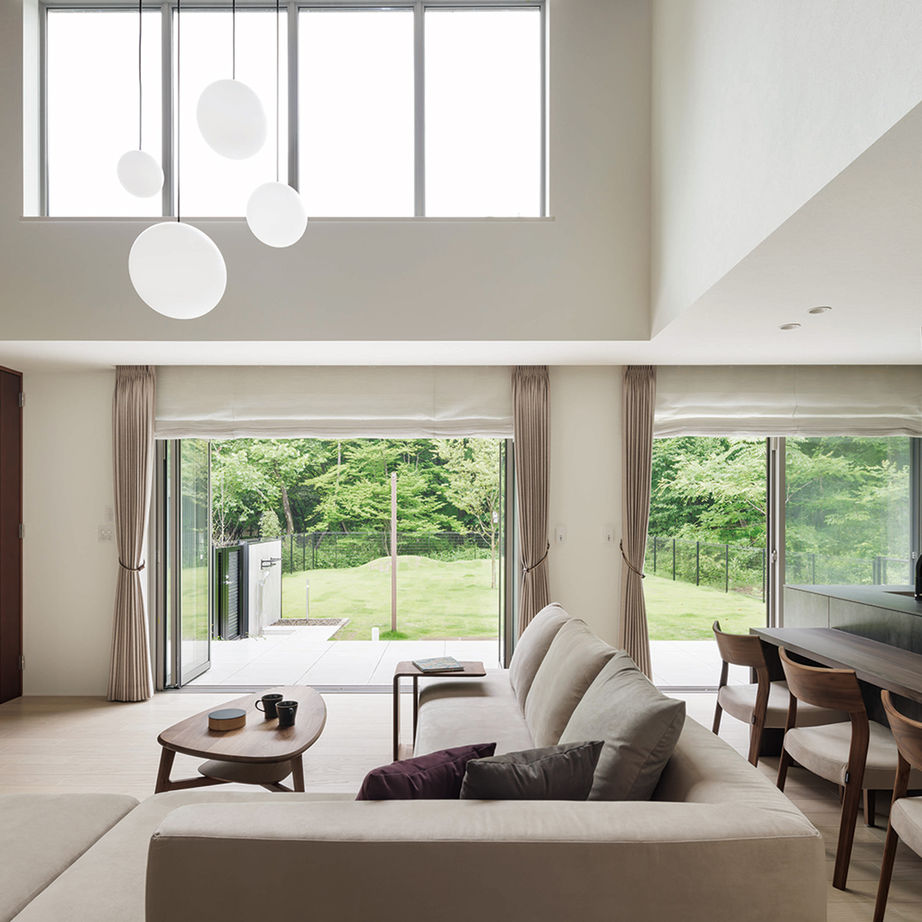旭化成ホームズ（ヘーベルハウス） 空を眺め、緑を身近に感じて暮らす　平屋ならではの開放感と安らぎの建築実例画像4