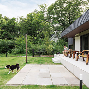 旭化成ホームズ（ヘーベルハウス） 空を眺め、緑を身近に感じて暮らす　平屋ならではの開放感と安らぎの建築実例画像6