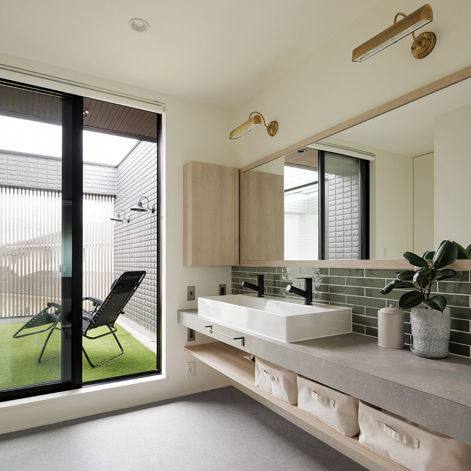 旭化成ホームズ（ヘーベルハウス） 吹抜けとダウンフロアで空間を広げ　空からの光を感じて心地よく過ごすの建築実例画像5