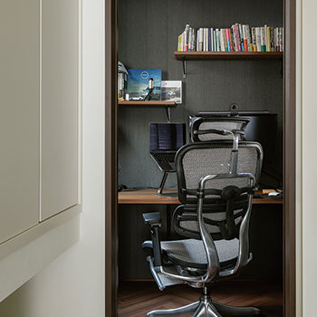 旭化成ホームズ（ヘーベルハウス） 吹抜けとダウンフロアで空間を広げ　空からの光を感じて心地よく過ごすの建築実例画像6