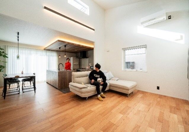 太平ホーム北海道 【平屋/35坪】勾配天井が生む明るさと開放感。和と洋が融合する平屋の住まい。理想の新居を予算内で実現！の建築実例画像6