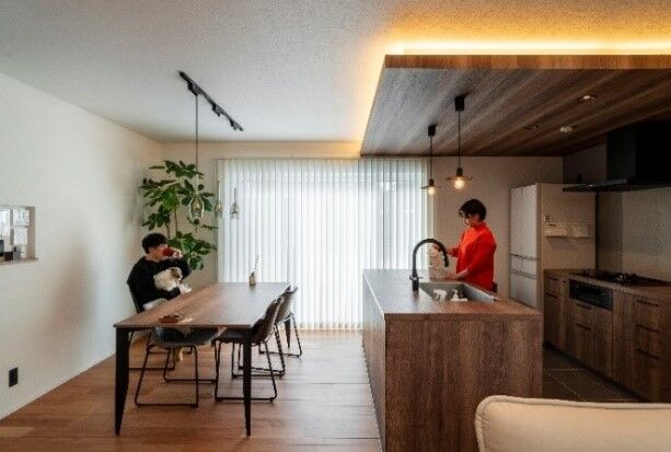 太平ホーム北海道 【平屋/35坪】勾配天井が生む明るさと開放感。和と洋が融合する平屋の住まい。理想の新居を予算内で実現！の建築実例画像7