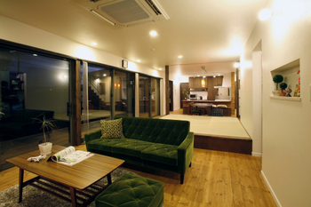 タツホーム　竜建 【間取り図有/本体価格1765万円/40坪】シンプルデザインでゲストをもてなす、平屋＋αの「招き、集う家」の建築実例画像9