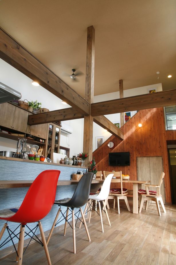 タツホーム　竜建 【間取り図有/本体価格2380万円/53坪】暮らしやすく、カッコイイ。スキップフロアがある「空間を遊ぶ家」の建築実例画像4