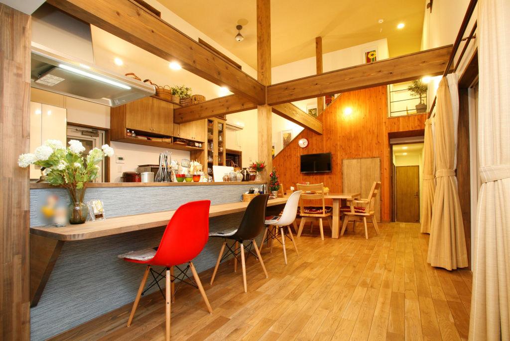 タツホーム　竜建 【間取り図有/本体価格2380万円/53坪】暮らしやすく、カッコイイ。スキップフロアがある「空間を遊ぶ家」の建築実例画像8