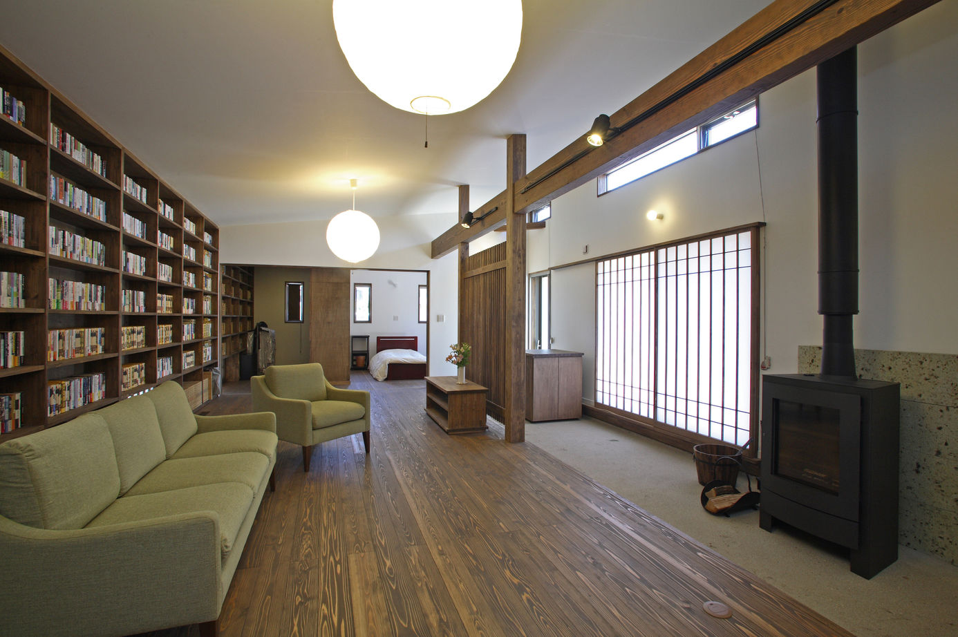 タツホーム　竜建 【平屋/間取り図有/本体価格1912万円/39坪】四季の移ろいを楽しむ。和モダンの「桜とモミジと図書ハウス」の建築実例画像4