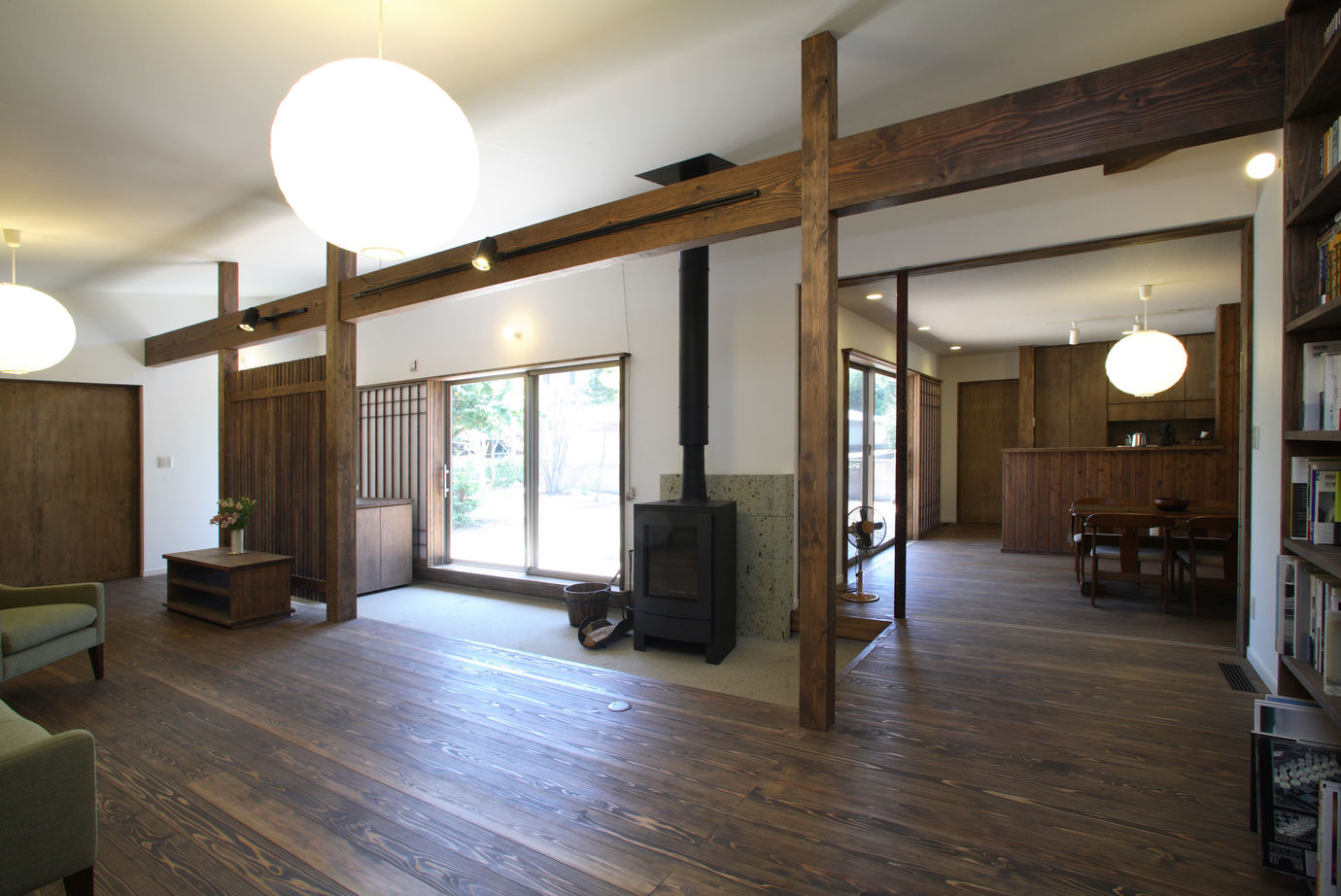 タツホーム　竜建 【平屋/間取り図有/本体価格1912万円/39坪】四季の移ろいを楽しむ。和モダンの「桜とモミジと図書ハウス」の建築実例画像5