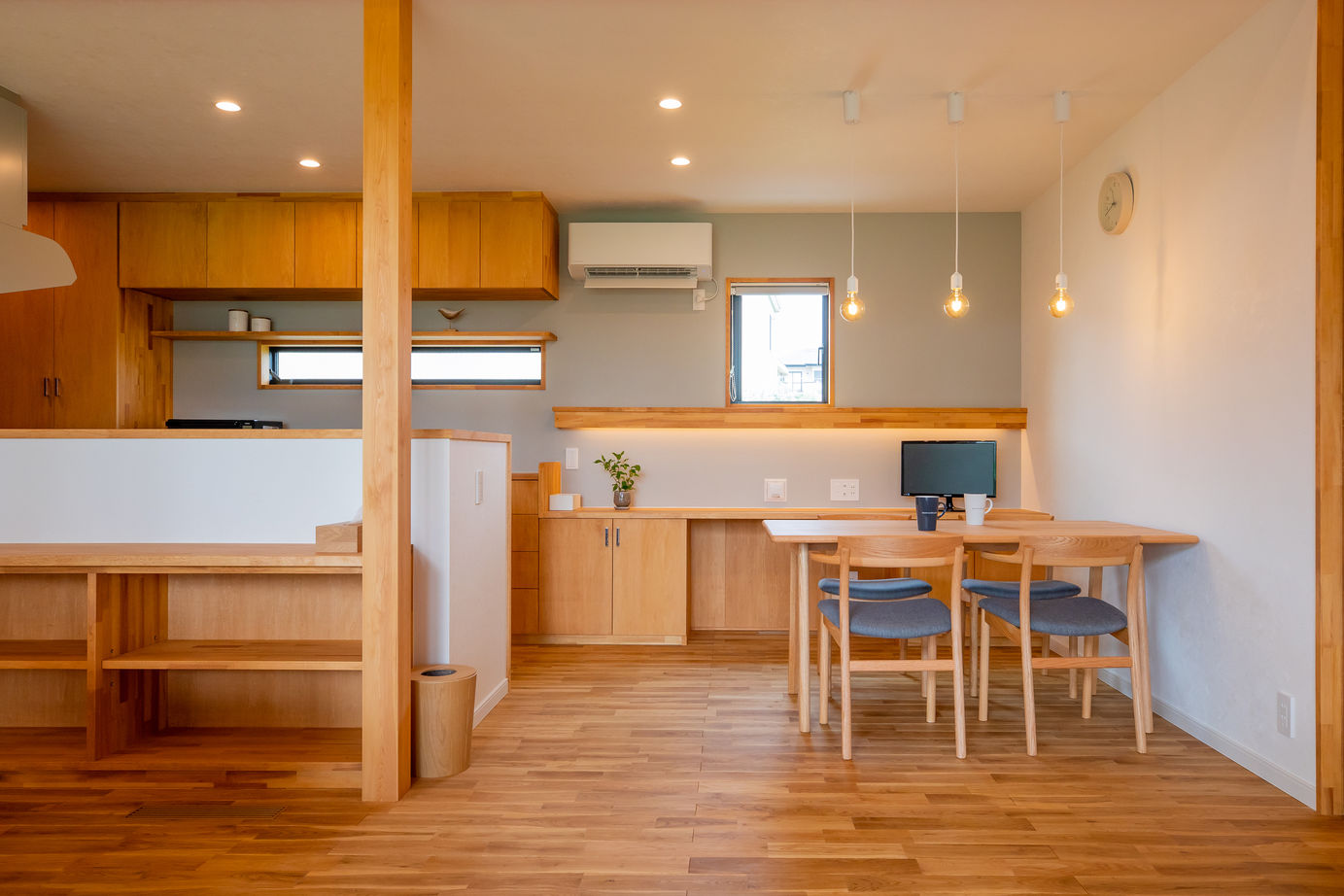 タツホーム　竜建 【本体価格1970万円/35.5坪/平屋】外干しスペースのあるウッドデッキが内と外を繋ぐ平屋の建築実例画像3