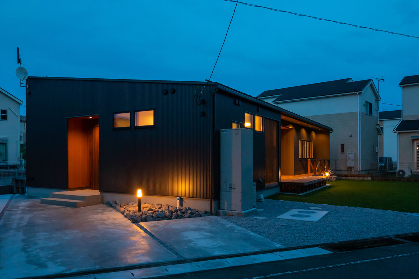 タツホーム　竜建 【本体価格1970万円/35.5坪/平屋】外干しスペースのあるウッドデッキが内と外を繋ぐ平屋の建築実例画像10