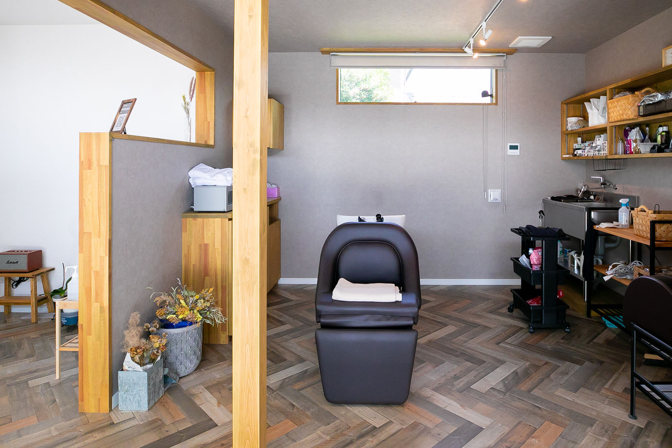 タツホーム　竜建 【本体価格2160万円/44坪/平屋】美容室と住まいを組み合わせた家事ラクで暮らしやすい平屋の建築実例画像6