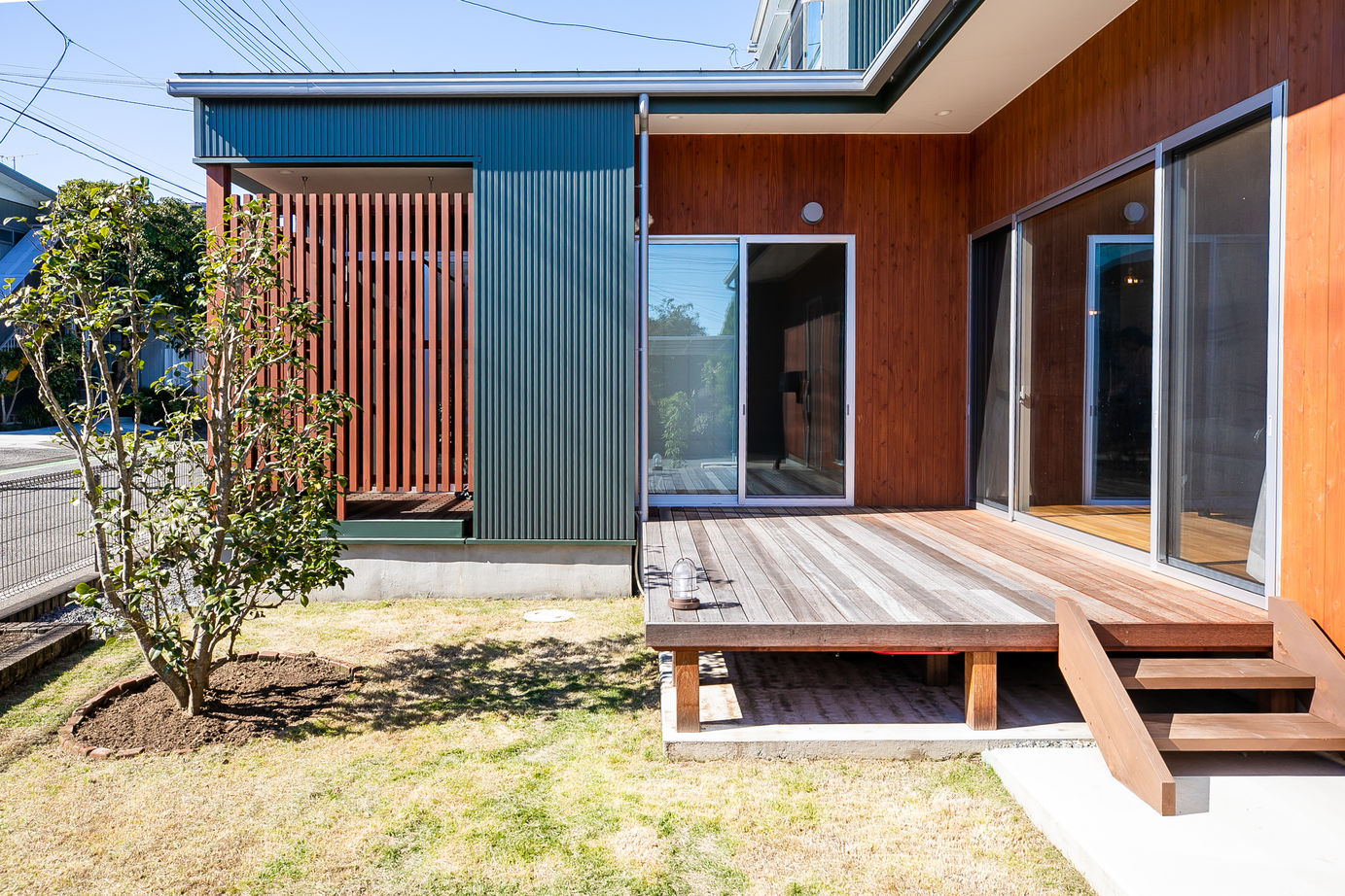 タツホーム　竜建 【本体価格1840万円/38.5坪】モスグリーンのガルバリウムがカッコイイ外観の住まいの建築実例画像3