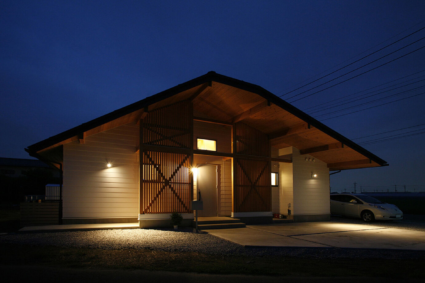 タツホーム　竜建 【2000～2500万円/39.7坪】自然素材をふんだんに使用した、ダイナミックな軒のある平屋の建築実例画像10