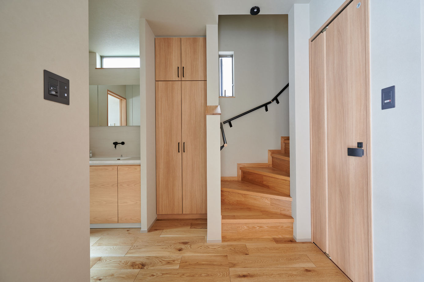 HOUSECODE(ハウスコード） 堺市/敷地約18坪/3階建て/2階リビング/グリーンに囲まれる家【間取り図あり】の建築実例画像12