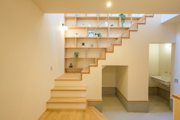 HOUSECODE(ハウスコード） 堺市/土地約27坪/ママ設計士のアイデアが光る、小さくても豊かに住まう家【間取り図有】の建築実例画像2