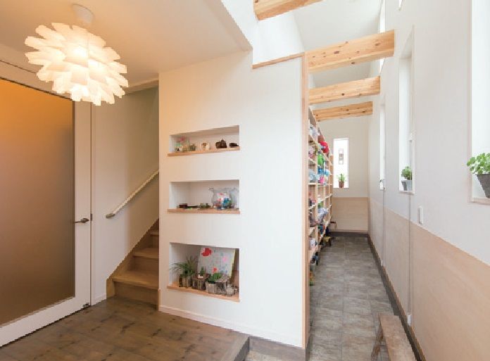 ホビースタイル　角屋工業 理想は図書館のようなリビング。ボルダリングや秘密基地のようなキッズスペースがある平屋の佇まいの建築実例画像6