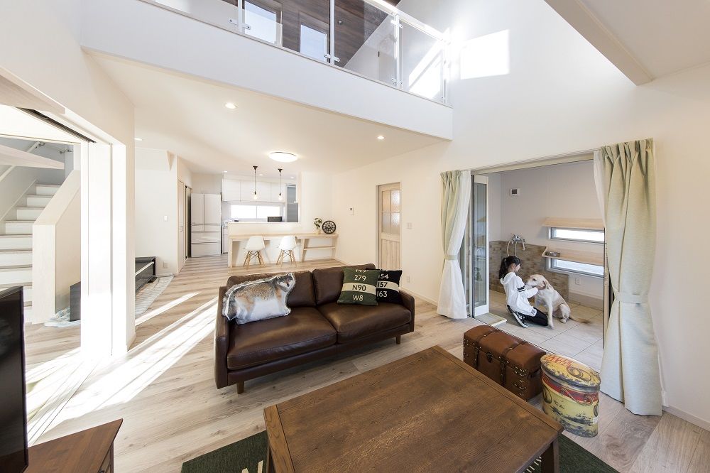 ホビースタイル　角屋工業 程よい距離感が創る快適な毎日　大型犬も安心な6畳のドッグスペースのある住まいの建築実例画像2