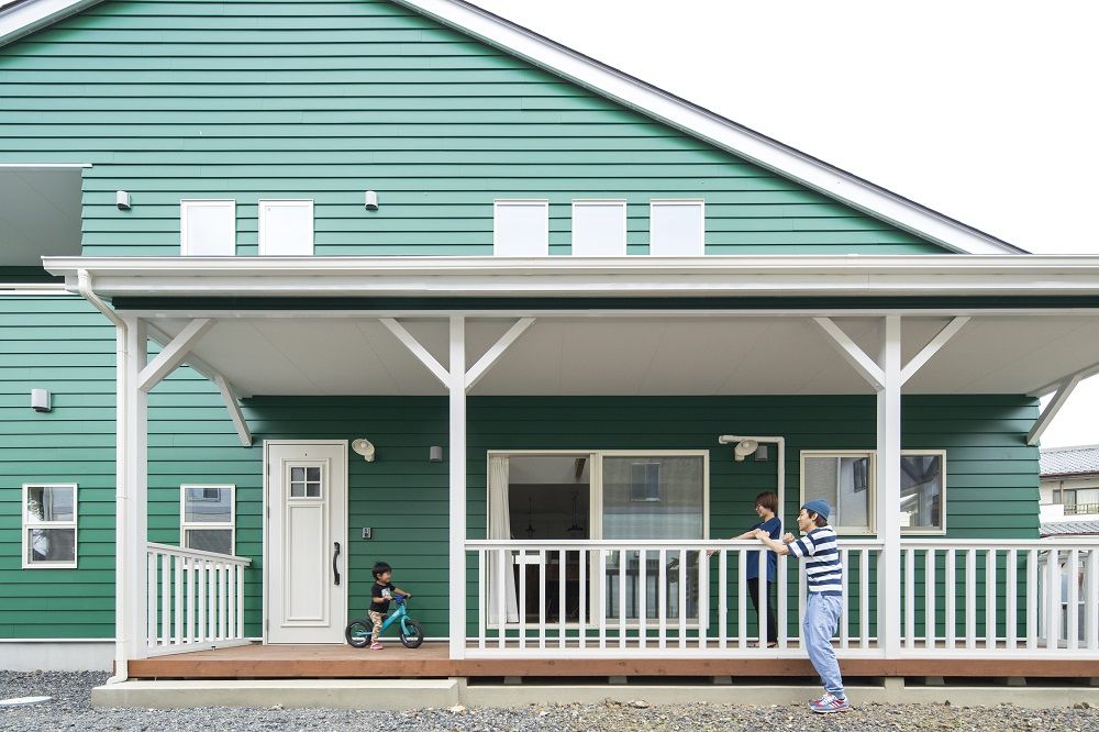 ホビースタイル　角屋工業 【2800万円】車やバイクを楽しむアメリカンガレージスタイルの建築実例画像1