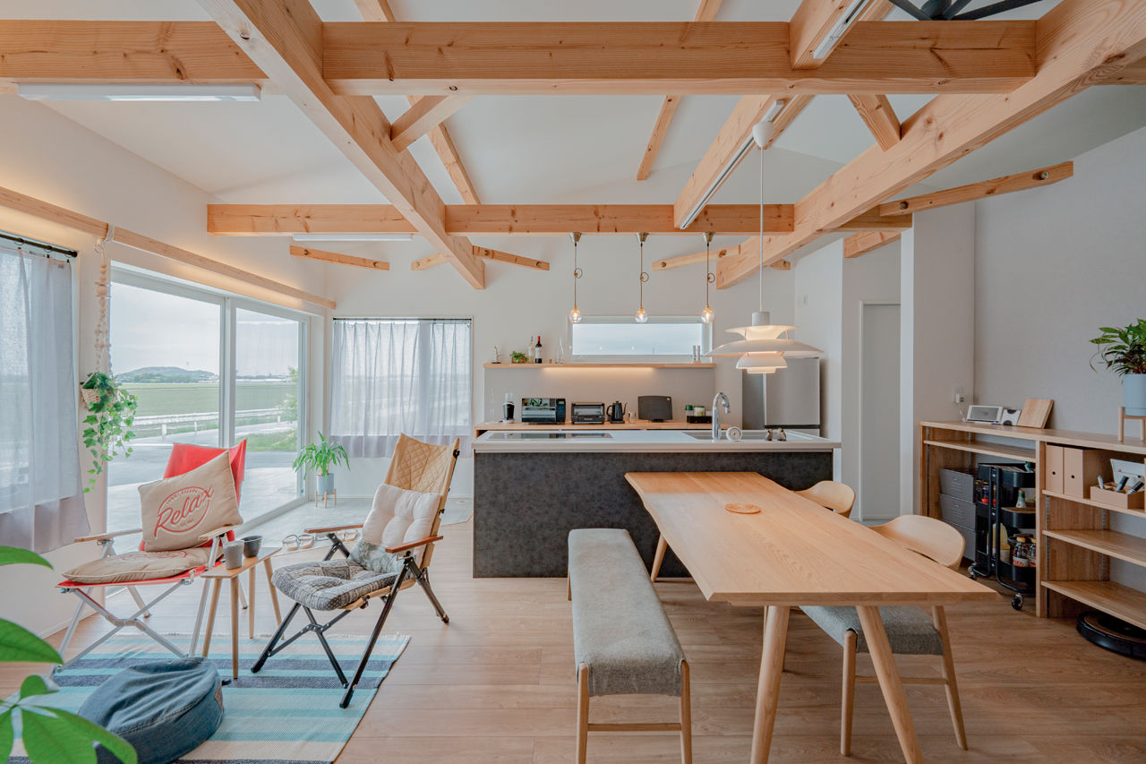 暮るみ（くるみ） 【20坪台の小さな平屋】景色と一体になる平屋「居心地がよすぎて、旅行や外食に行かなくなりました」の建築実例画像2