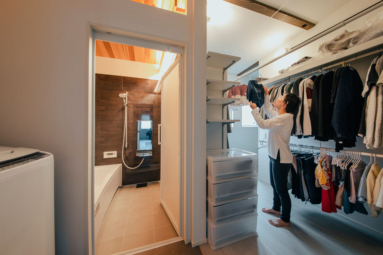 暮るみ（くるみ） 【間取図有/インナーガレージ/2階リビング】「毎日が春のリゾートホテルみたいな家です！」の建築実例画像5