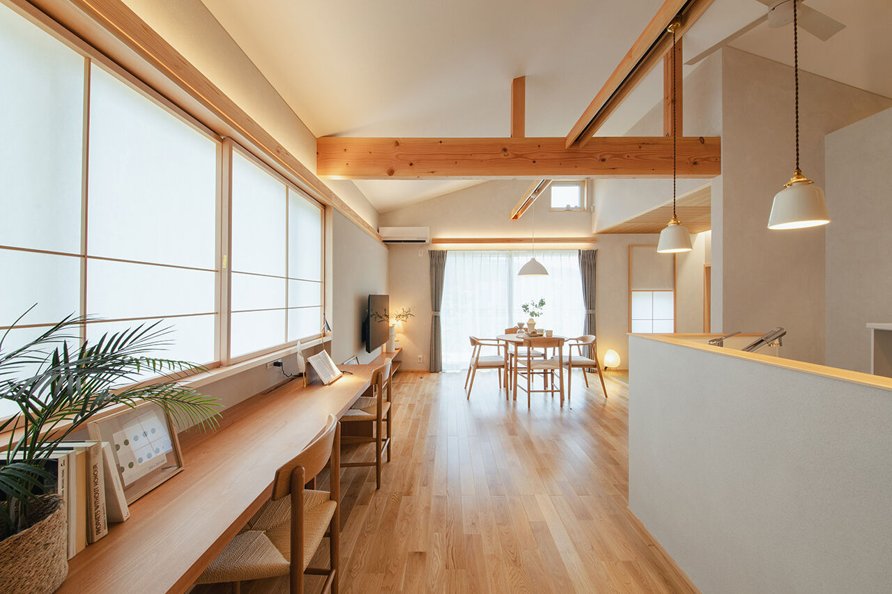 暮るみ（くるみ） 【平屋/3000万円以下/25坪以下/間取図有】お風呂が中心の間取りで暖かく、長く暮らせるバリアフリーの家の建築実例画像3