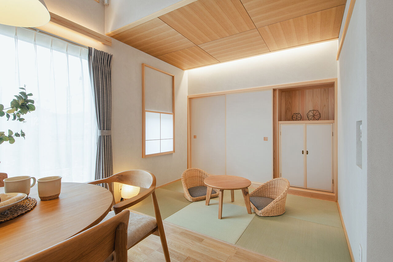 暮るみ（くるみ） 【平屋/3000万円以下/25坪以下/間取図有】お風呂が中心の間取りで暖かく、長く暮らせるバリアフリーの家の建築実例画像4