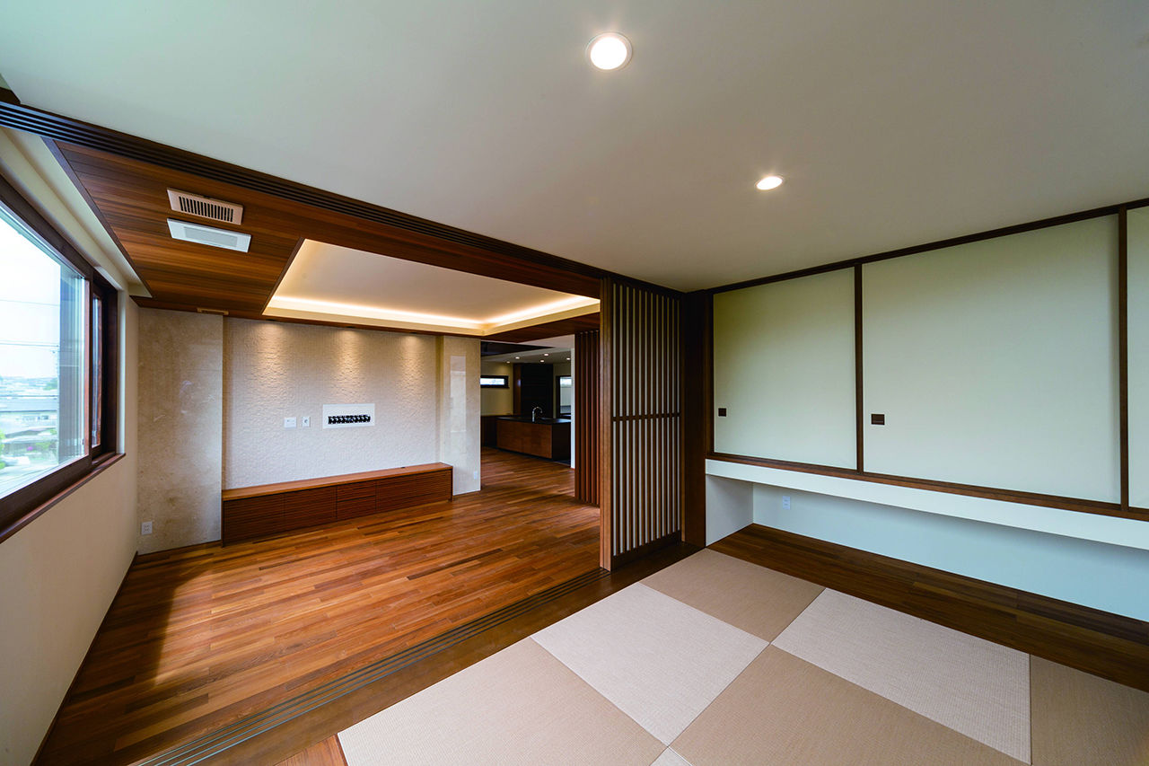 ブラザー不動産 【名古屋市｜2階LDK｜全館空調】アジアンリゾートをイメージした中庭のある邸宅の建築実例画像8