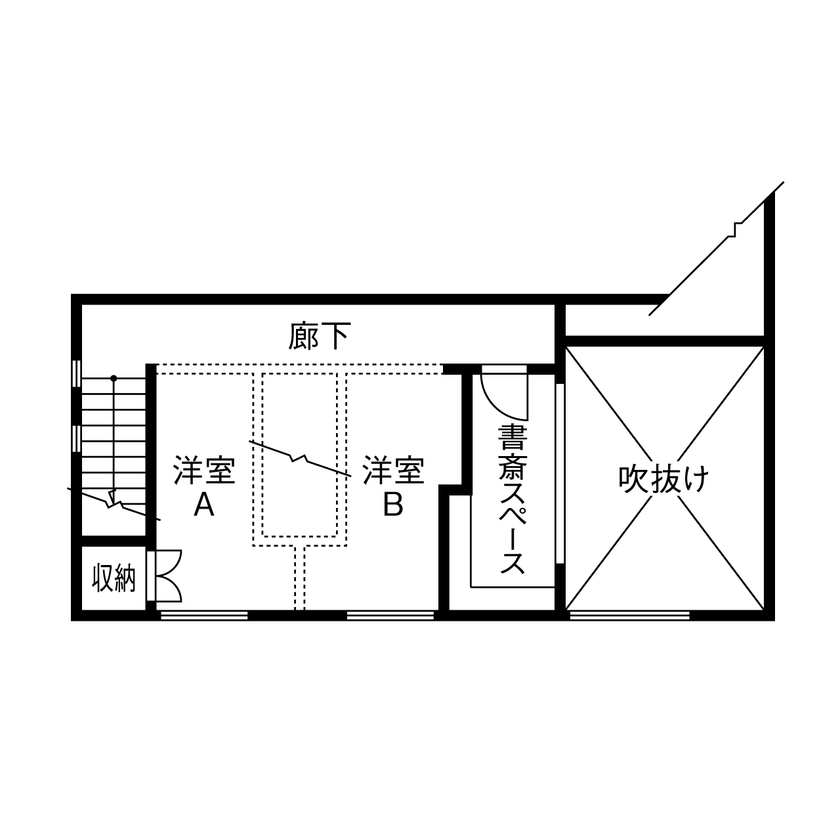 SEINO HOME（セイノーホーム） by 西濃建設 【岐阜/1000万円台/30坪/間取り】平屋風の2階建て。「土地探しから助けてもらえて負担が減りました」の間取り図（3LDK）2階