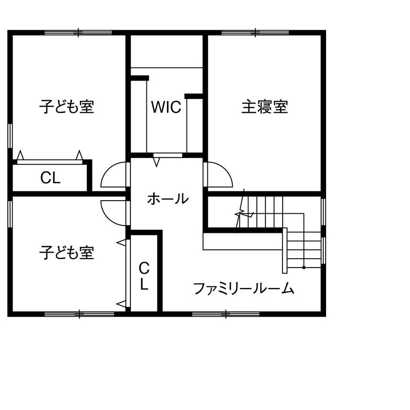 SEINO HOME（セイノーホーム） by 西濃建設 岐阜|2100万円×間取り｜土地から相談！おうち図書館にサンルーム、独立洗面にたっぷり収納も希望通りの家の間取り図（4LDK）2階