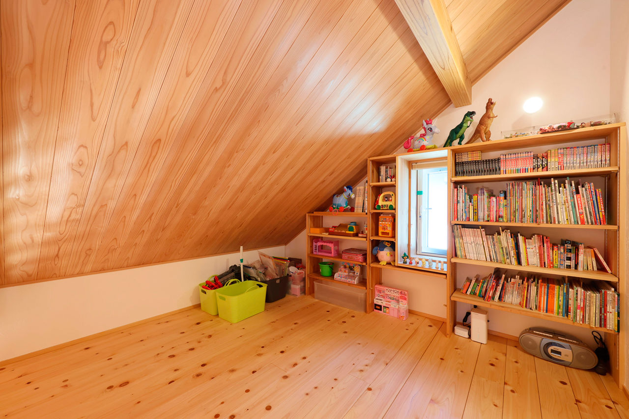 参建 【高性能×平屋風｜間取り有】真冬でも家の中はポカポカ。自然の中の心地よさを叶えた天然木の高性能住宅の建築実例画像5