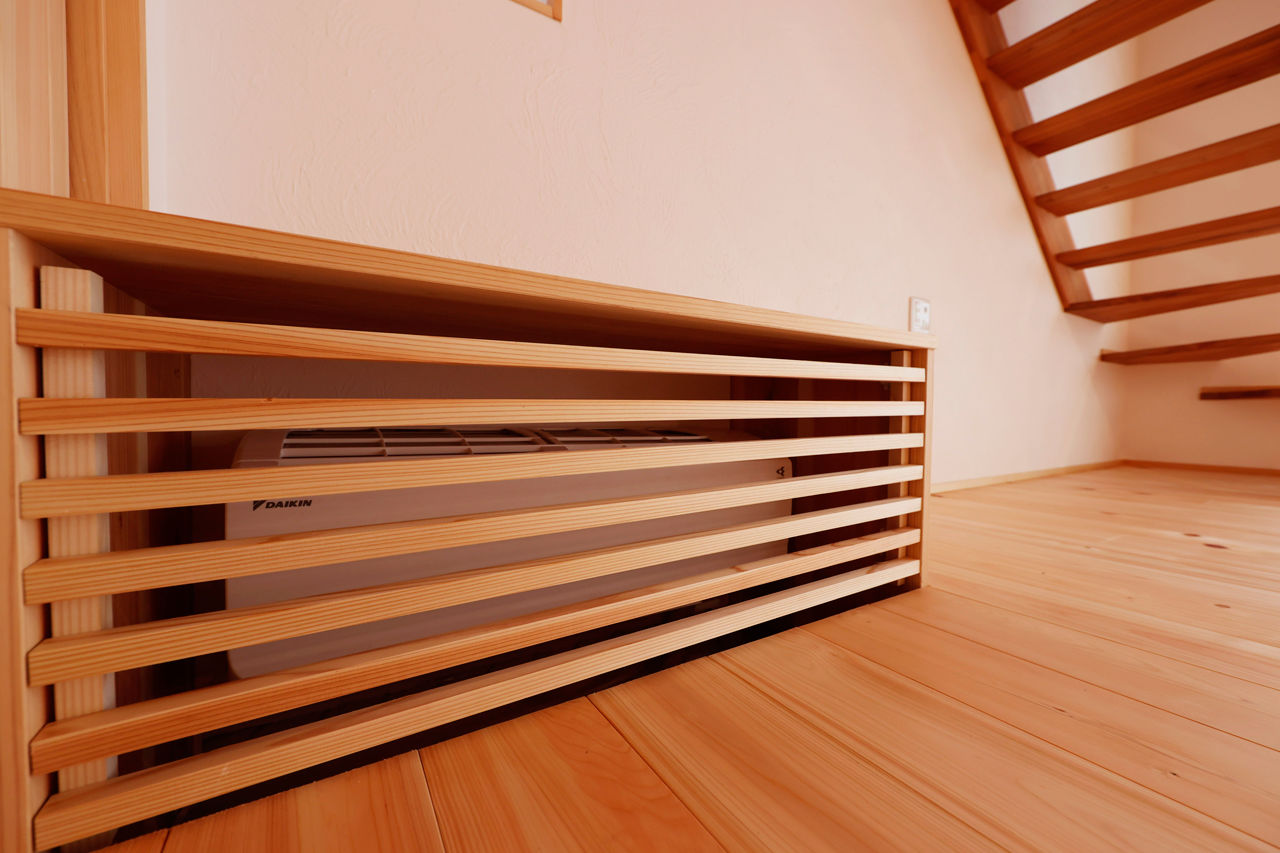 参建 【高性能×平屋風｜間取り有】真冬でも家の中はポカポカ。自然の中の心地よさを叶えた天然木の高性能住宅の建築実例画像10