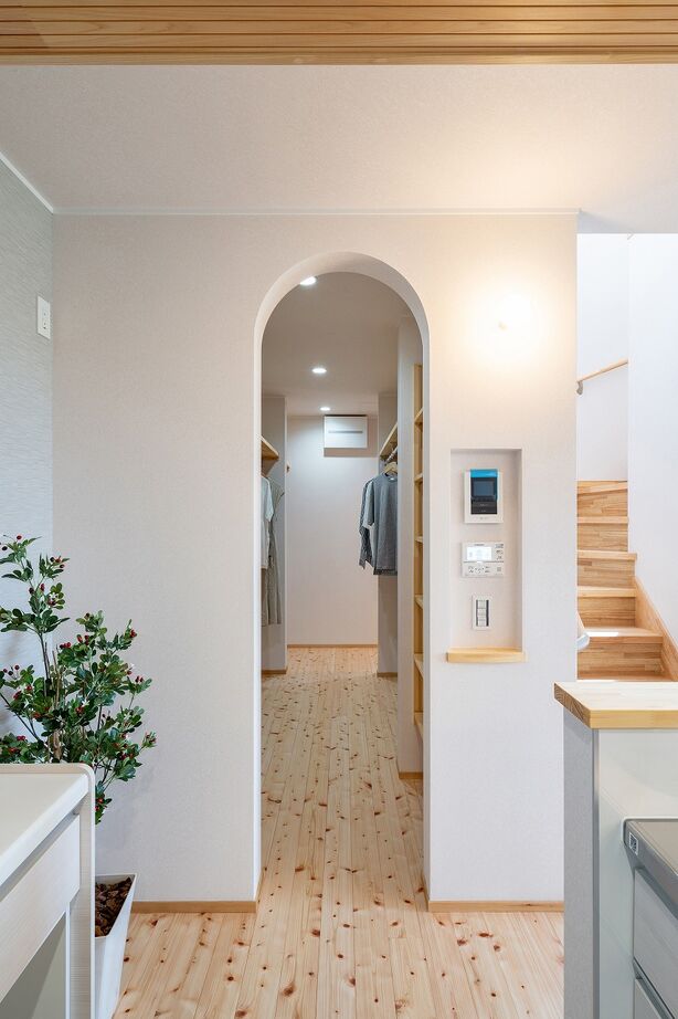 参建 【春日井市/30坪/ZEH】回遊動線で楽ちん！ナチュラルスタイルの家の建築実例画像8